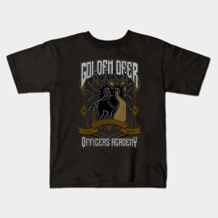 Golden Deer Crest Kids T-Shirt